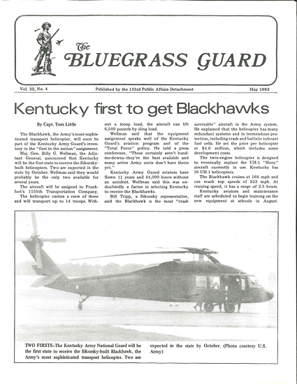 Bluegrass Guard, May 1982